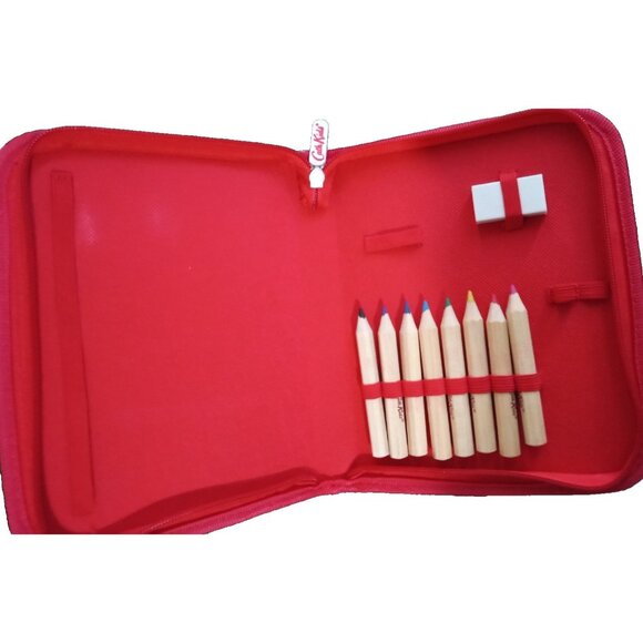 Cath Kids Kidston London Bus Guards 8"x6" zippered pencil case accessories shown - Picture 5 of 6